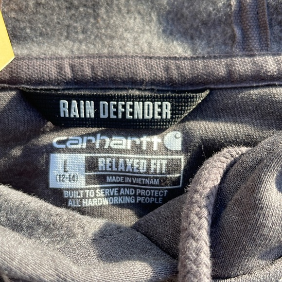 Carhartt grey hoodie sweatshirt sz large new with tags - Picture 5 of 9